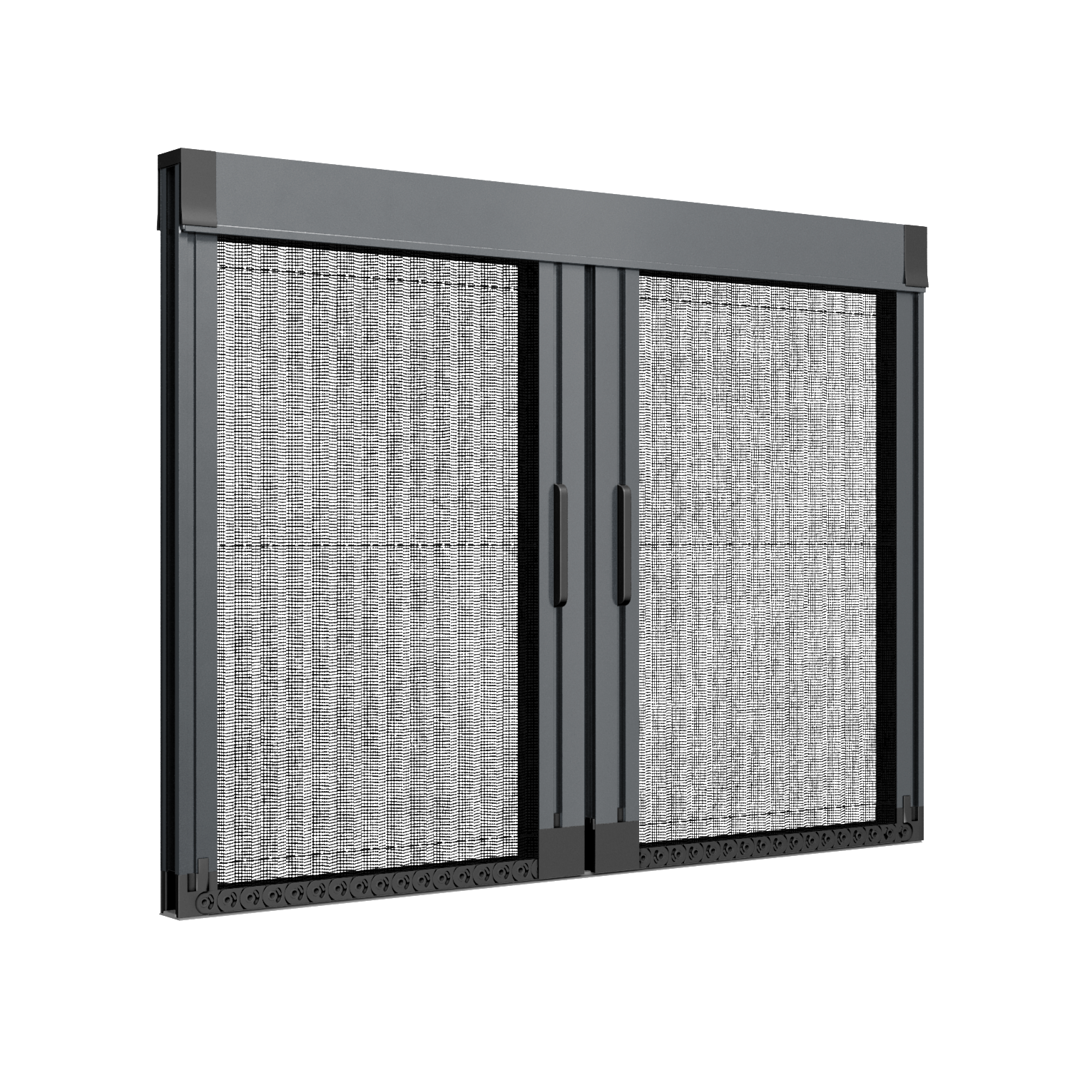 Vliegengordijn met Aluminium Kettingen Dubbel - Afbeelding 2